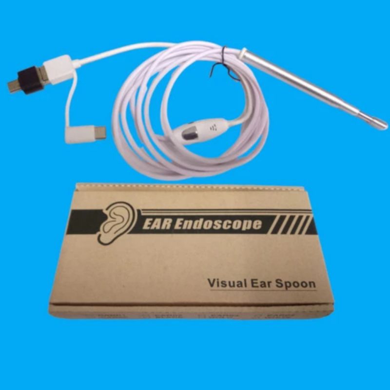 Mini Ear Endoscope Camera Pembersih Telinga Micro USB Type C