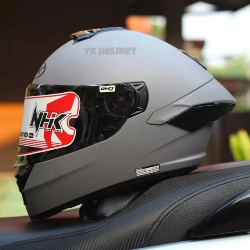 HELM NHK MARK 1 SOLID DIM GREY DOF -SINGLE VISOR