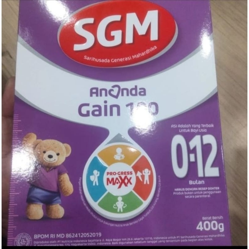 Susu SGM ananda gain