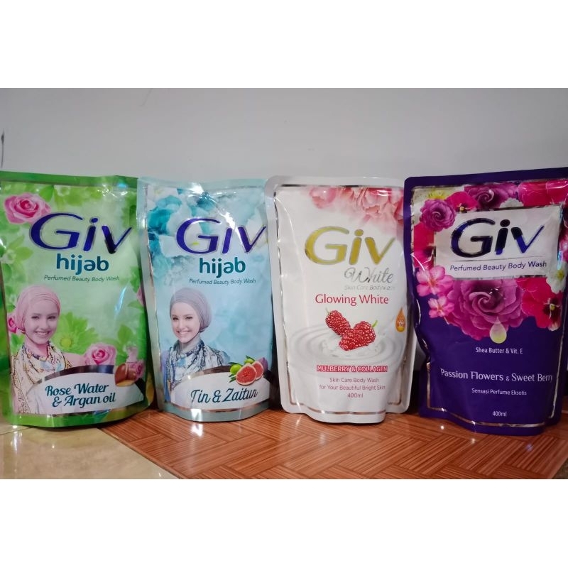 Sabun Mandi Giv Cair 400ml(random)