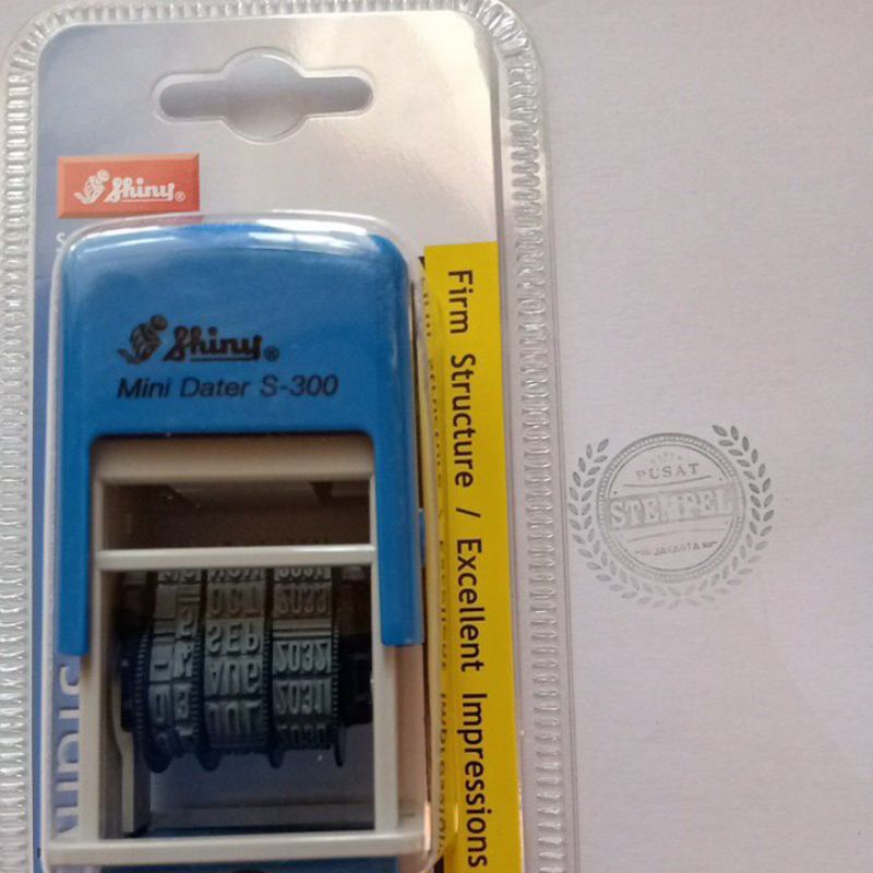 Stempel Tanggal (Mini) Shiny S300