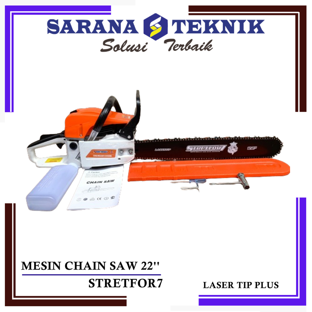 Mesin Gergaji Chainsaw 22''
