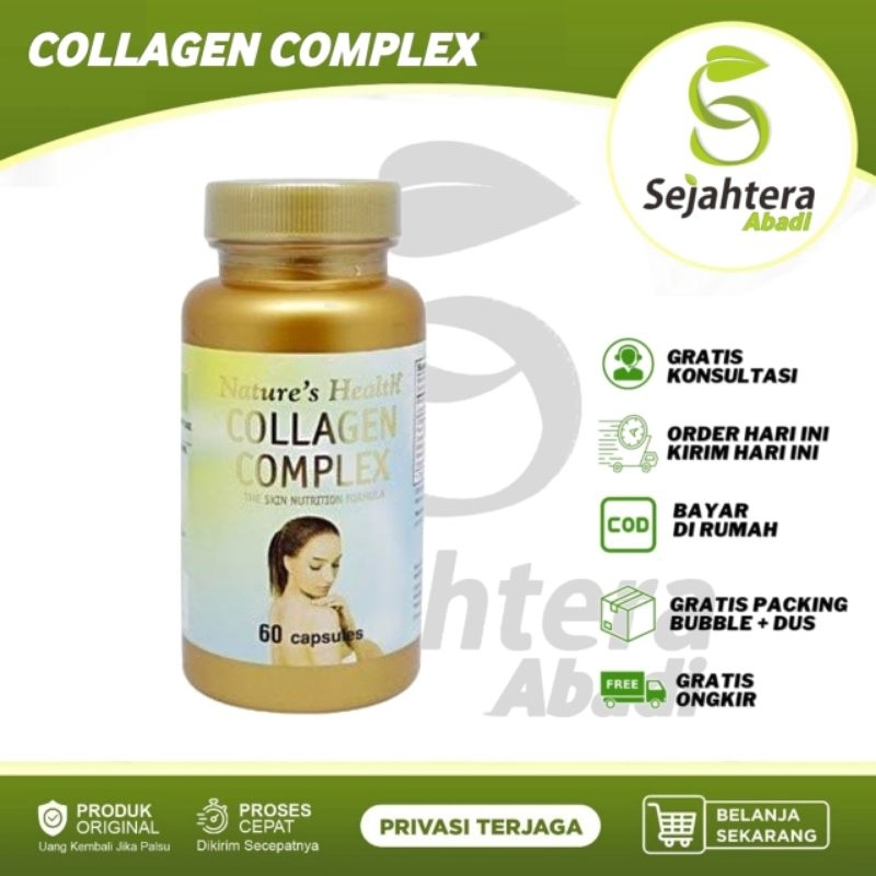 NATURE'S HEALTH COLLAGEN COMPLEX - 60 KAPSUL