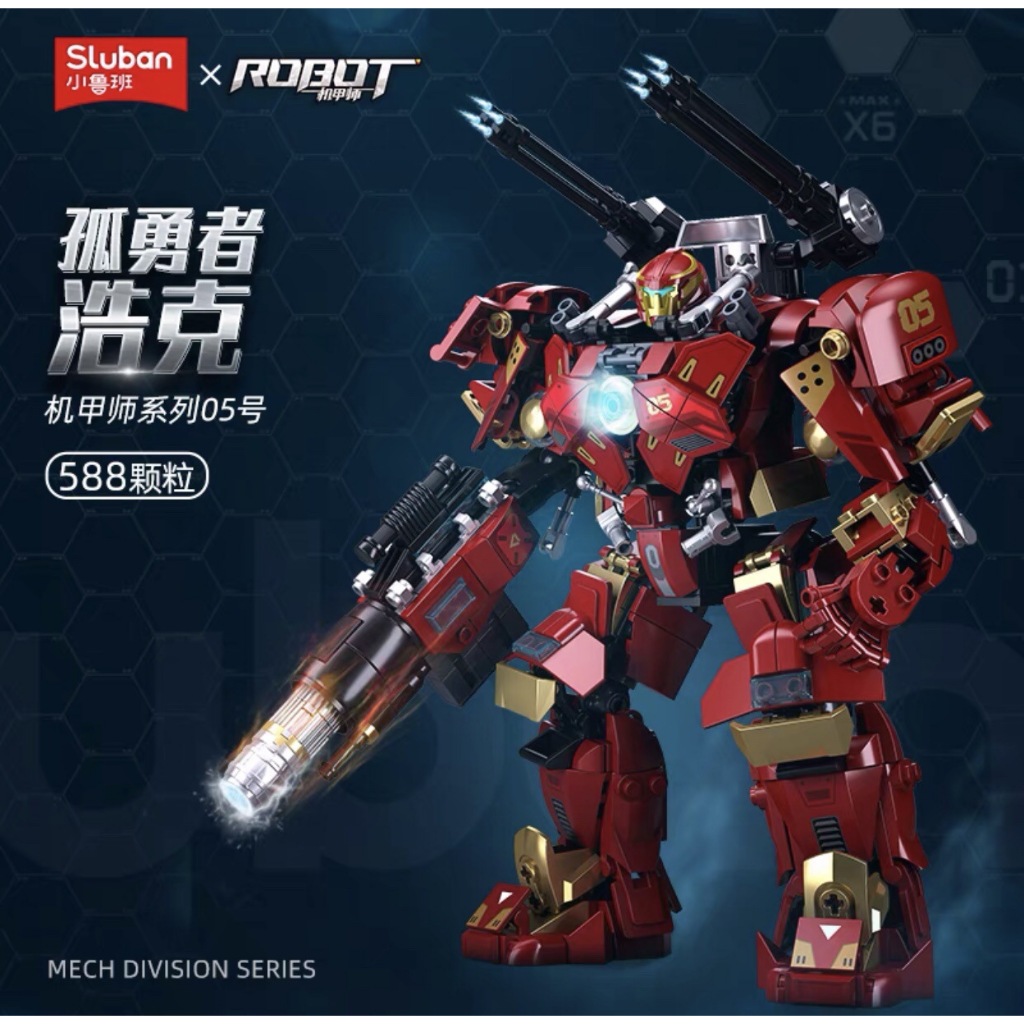 JnB Sluban Block Bricks Robot 500++ Pcs