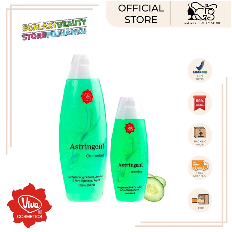 VIVA Astringent Cucumber 100ml & 200ml