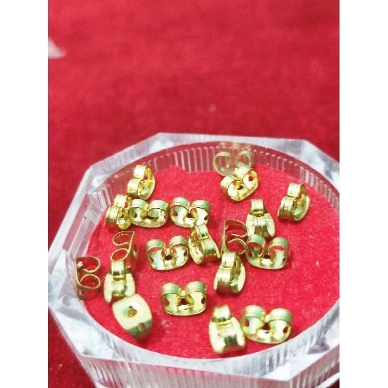 earplug penutup giwang /anting (2 pasang)4  biji