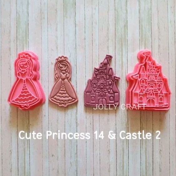 Cookie cutter CUTE PRINCESS 14 & CASTLE 2