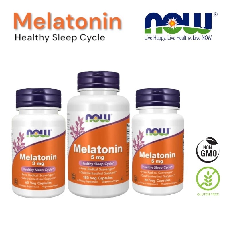 NOW | MELATONIN | Healthy Sleep Cycle
