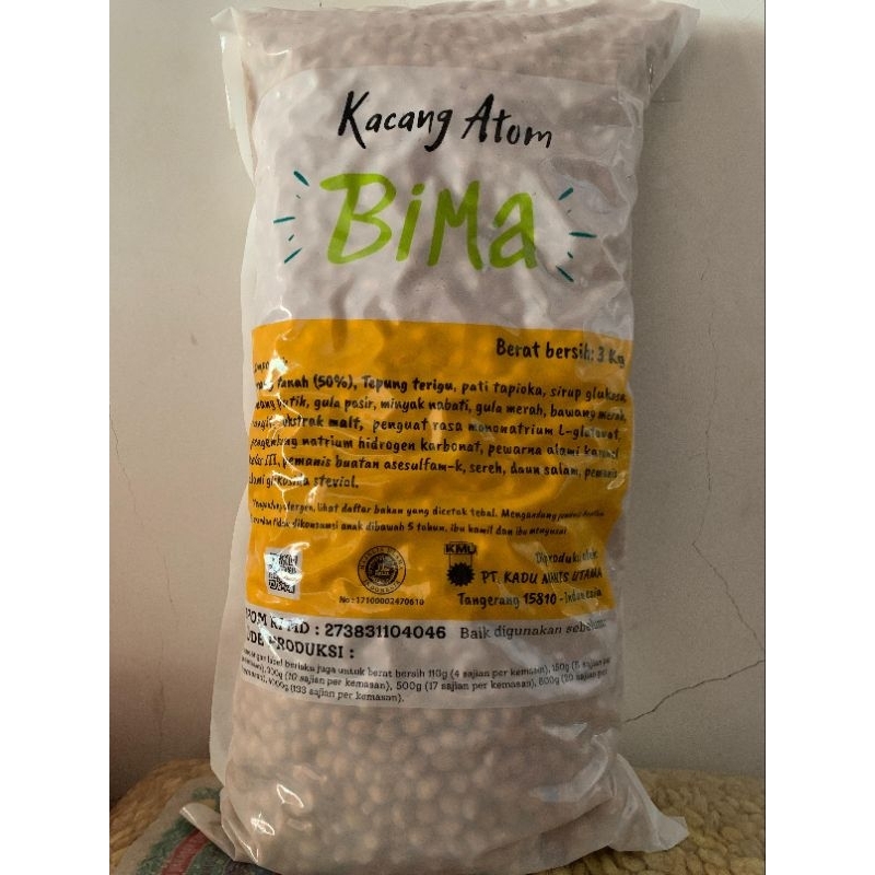 Kacang Atom Bima 3Kg