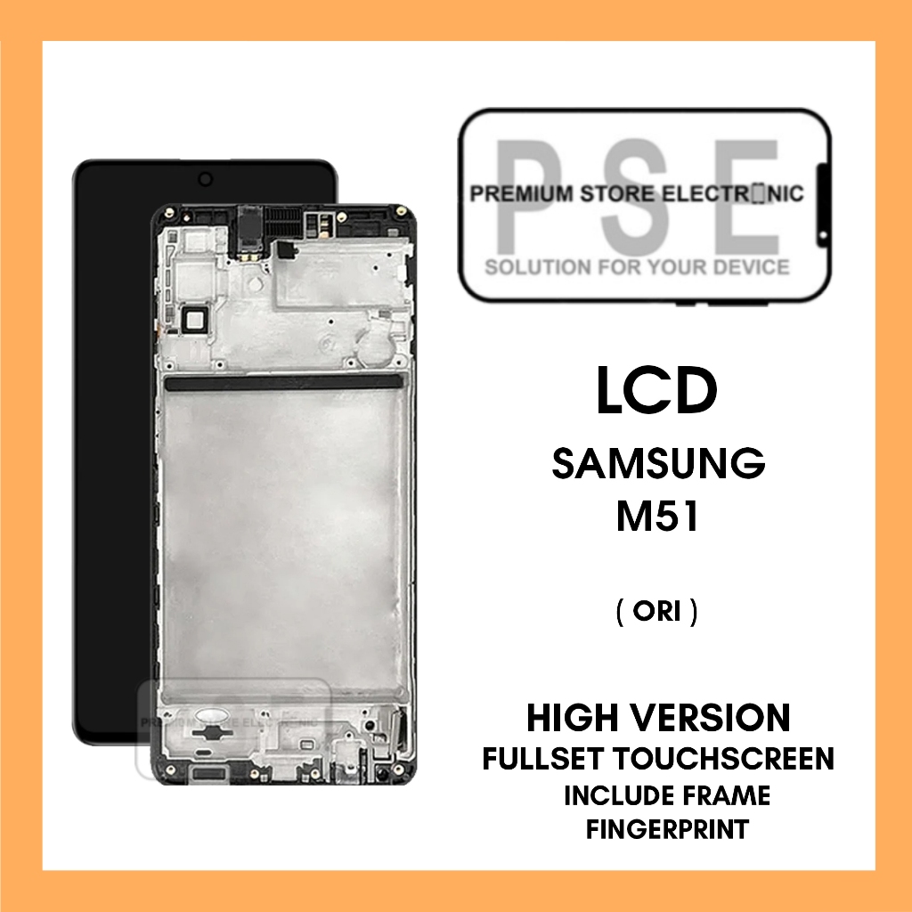 Terlaris !!! LCD Samsung M51 / M515 - Include Frame Fullset Touch Screen