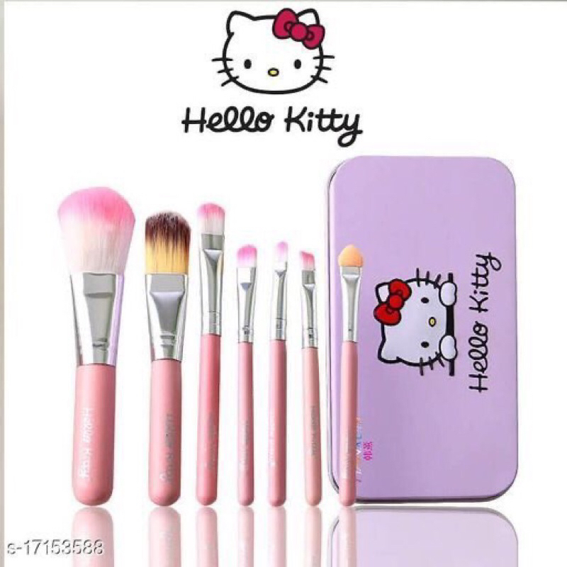 HELLO KITTY MAKE UP BRUSH SET 7in1