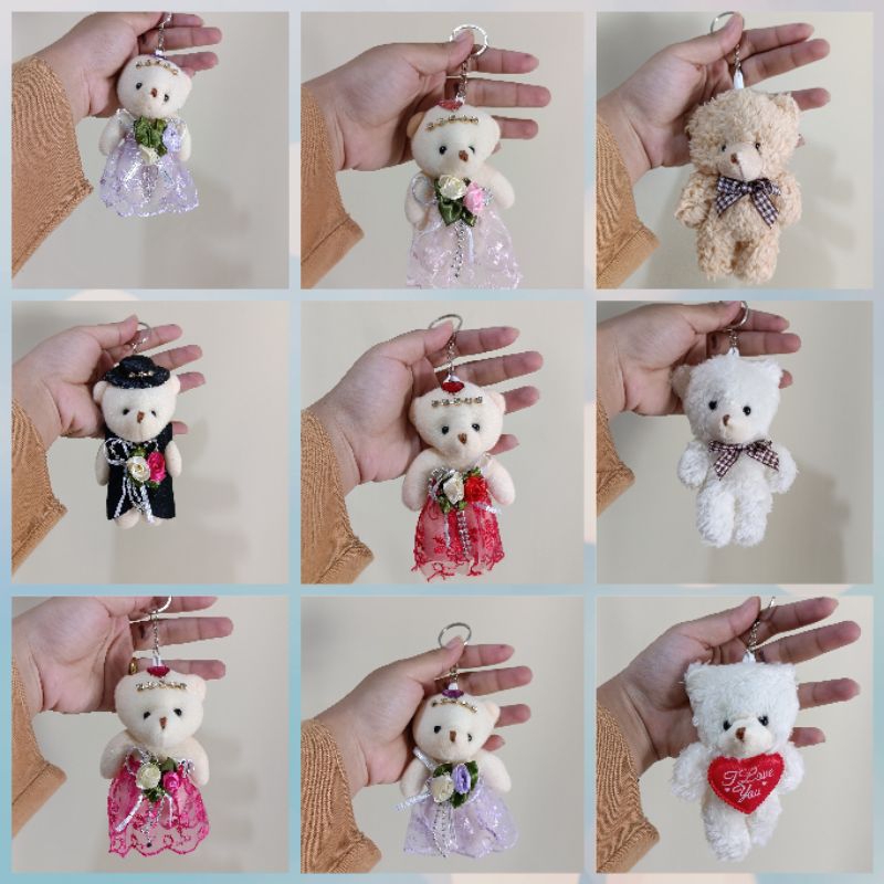 gantungan kuncii boneka bear