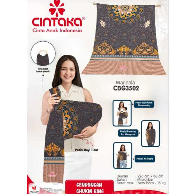 Cintaka Gendongan Samping - Chukin Ring - RANDOM