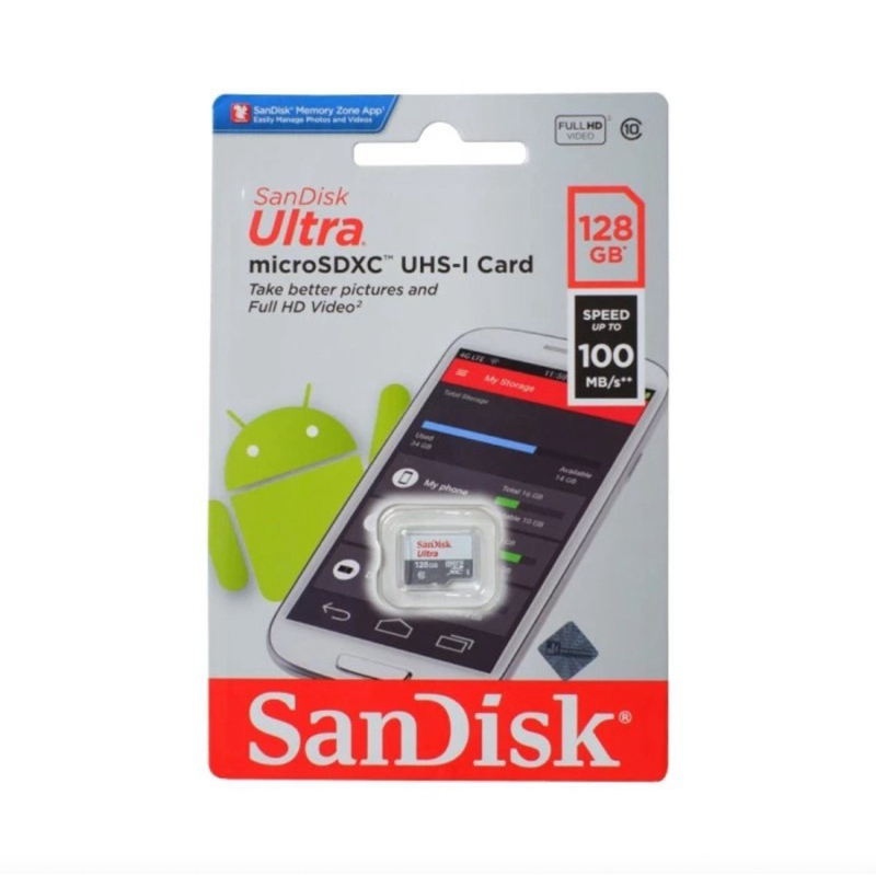 Micro SD Sandisk 128gb C10