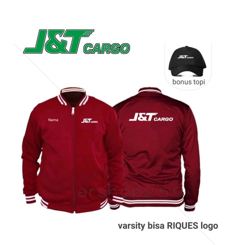 varsity Basebbal logo J&t cargo+ bonus topi