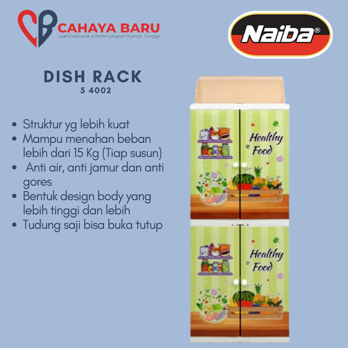 NAIBA DISH RACK 5 4002