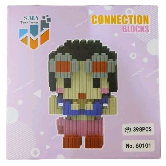 Bricks Karakter One Piece ROBIN Mainan Balok Code 60101 398Pcs