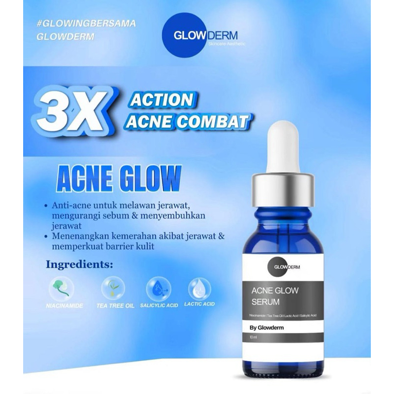 serum acne glow by glowderm
