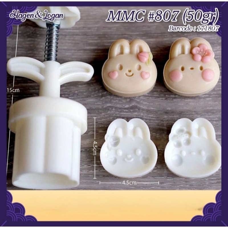 Mooncake mould Rabbit 50g