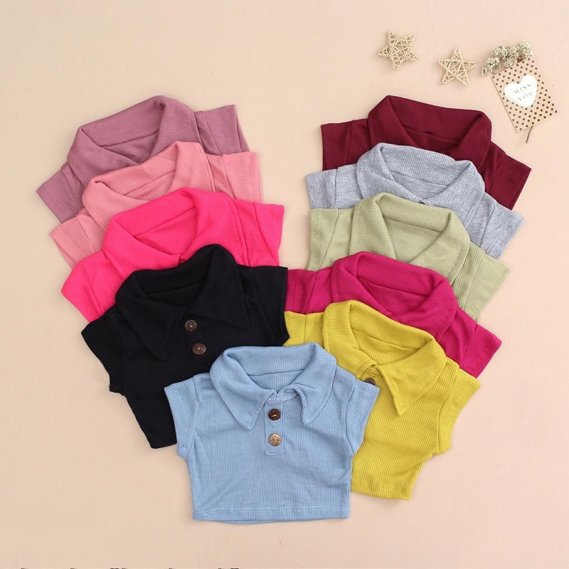 WANGKI CROPTOP ANAK 2-4T