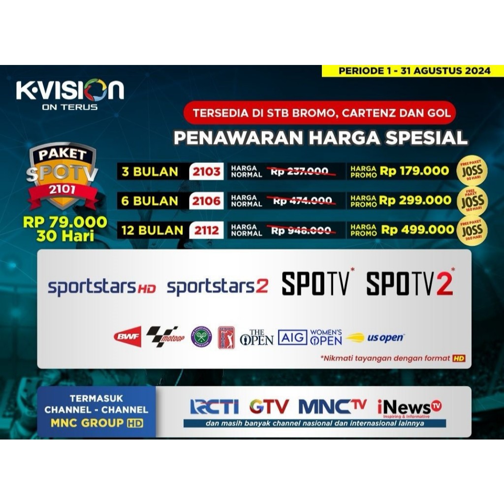 SPOTV 30 HARI