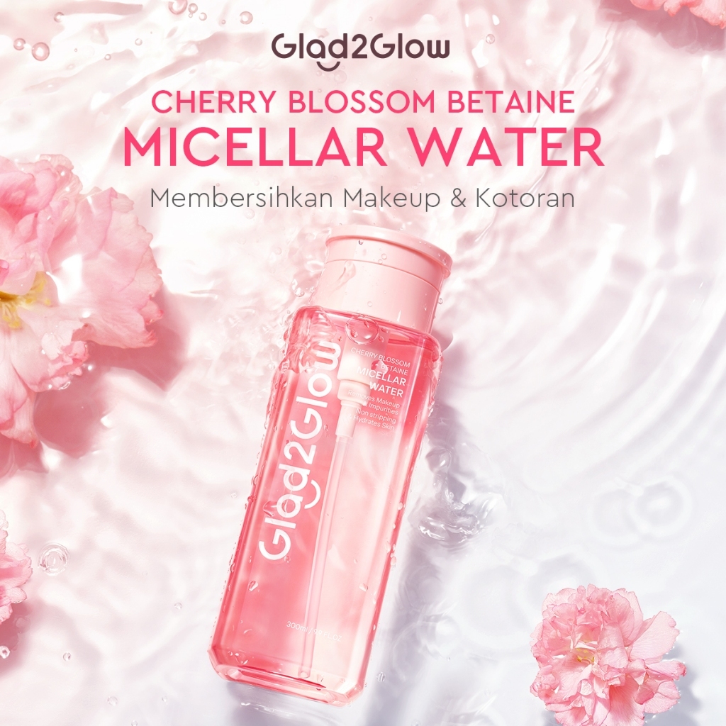 GLAD2GLOW CHERRY BLOSSOM MICELLAR WATER