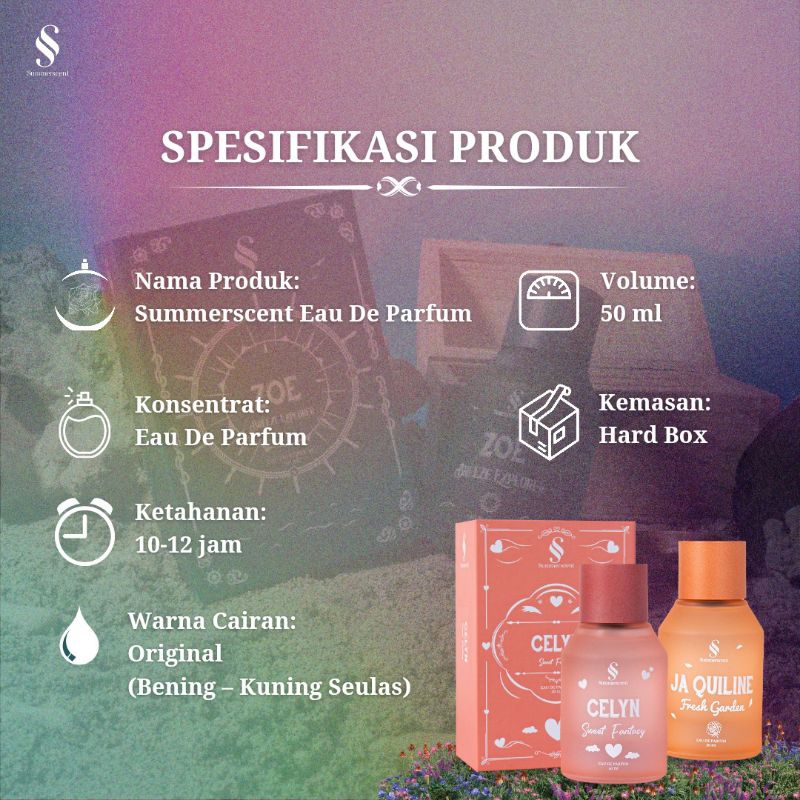 SUMMERSCENT PARFUME EDP 50ML