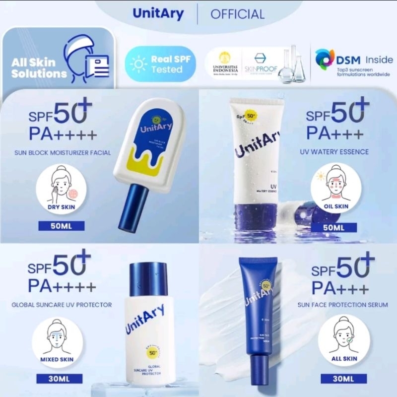 ready sunscreen Unitary JAMINAN ORIGINAL