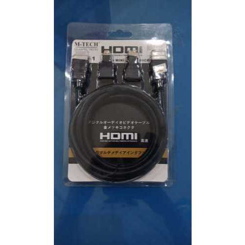 KABEL HDMI MTECH 3 IN ONE