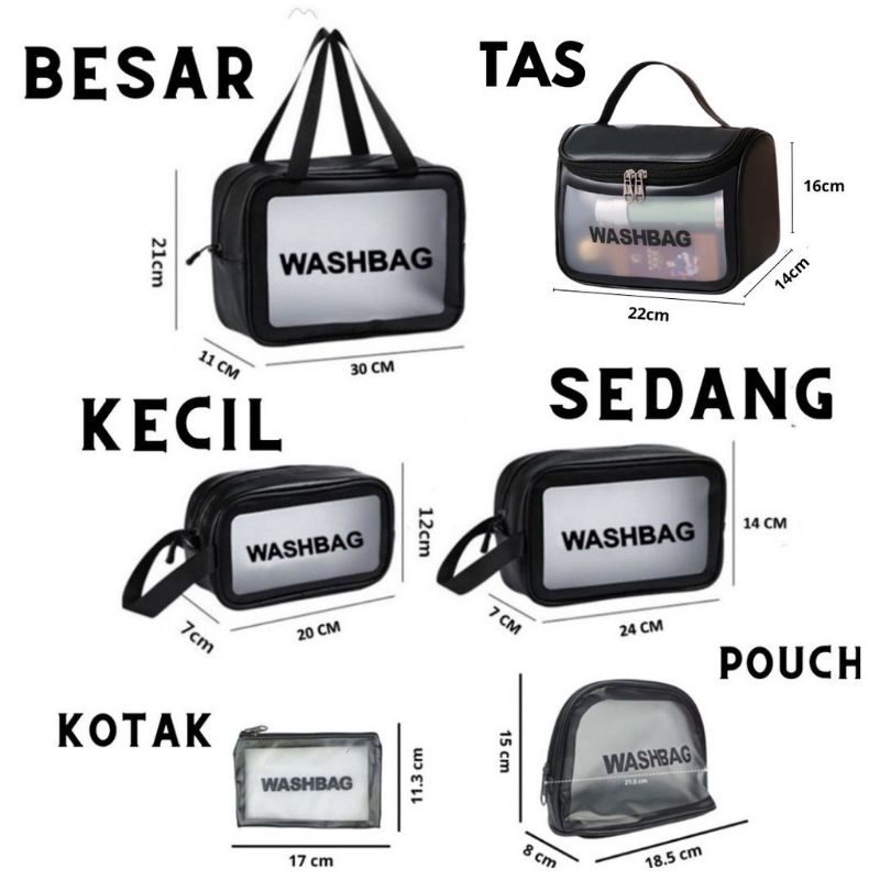 tas kosmetik transparan