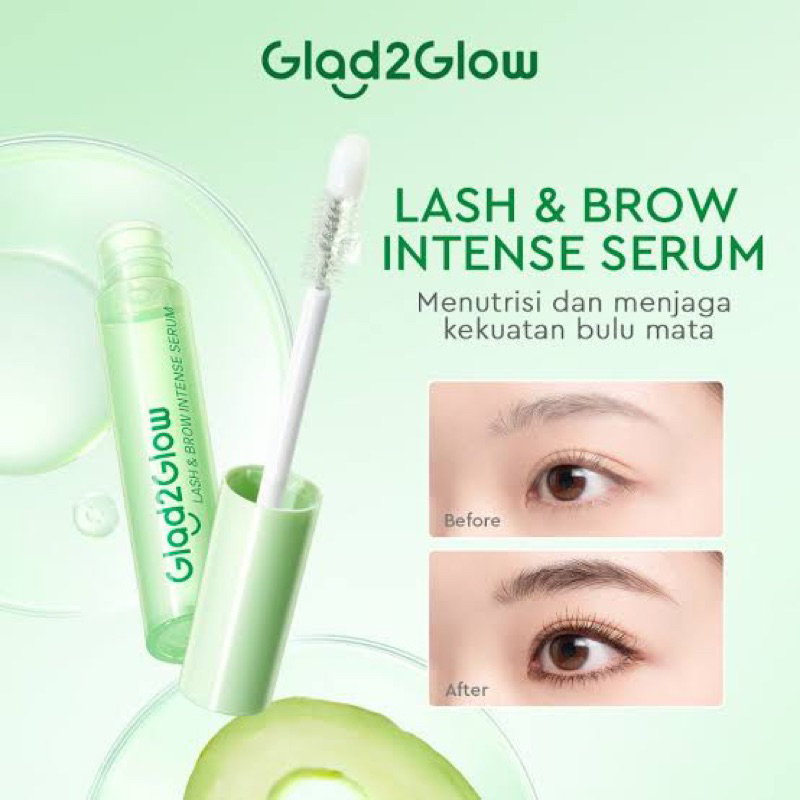 Glad2glow lash & brow intense serum