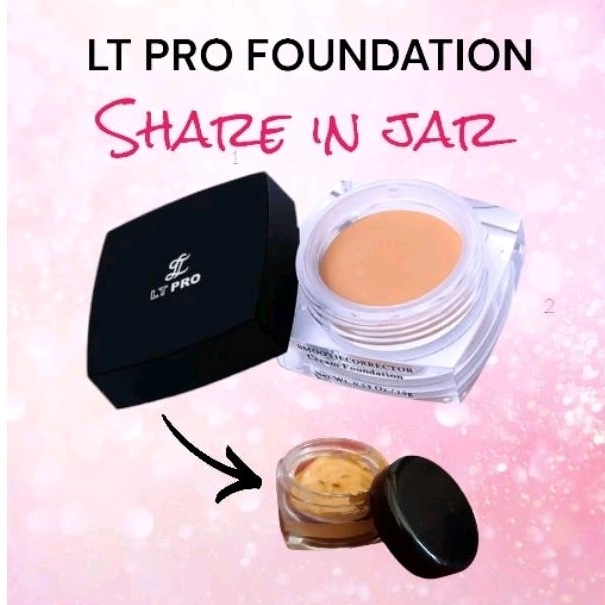 Lt pro Foundation share in jar 3gr#Lt pro