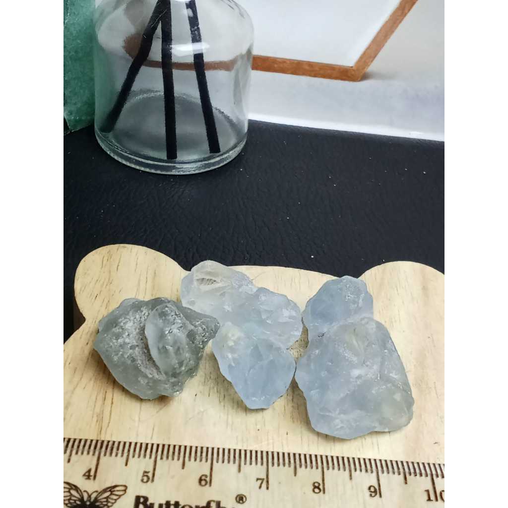 Natural Small Cute Blue Celestite Geode (3)