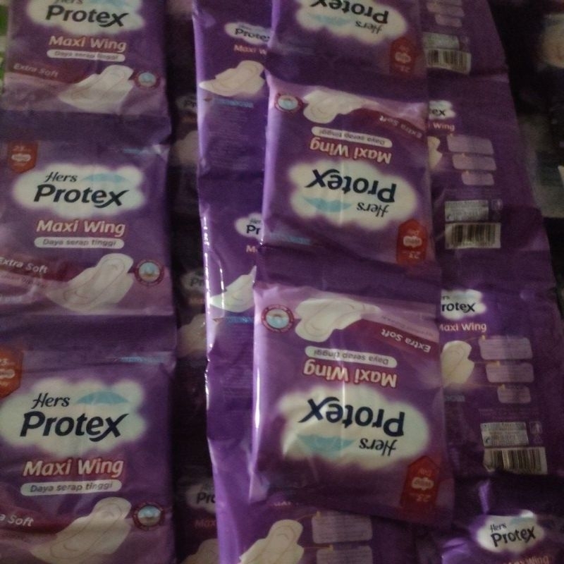 Hers protex ungu 5 renceng 50 pcs