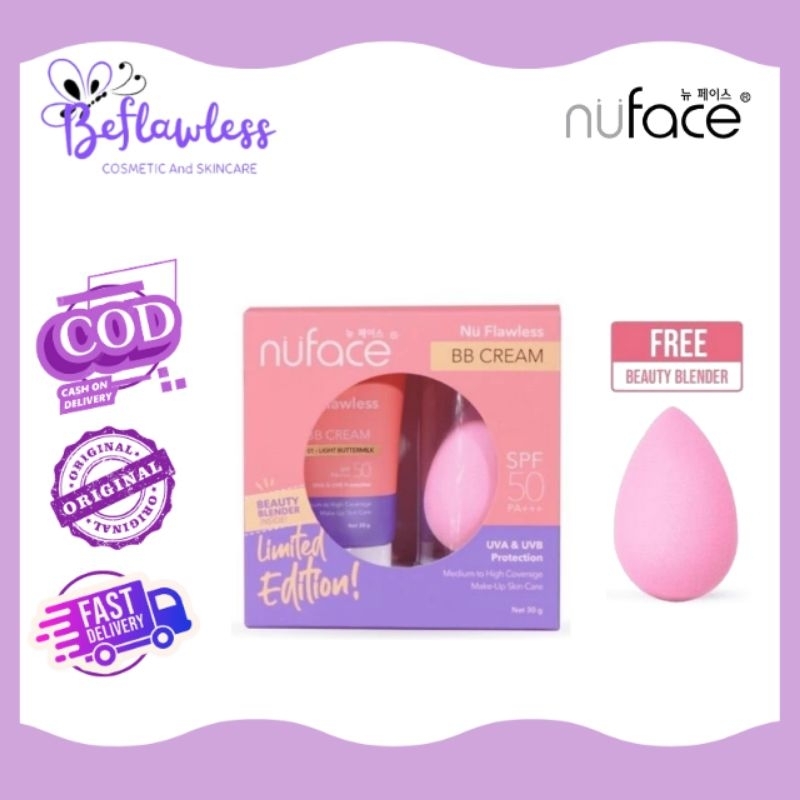 Nuface Nu Flawless BB Cream Package