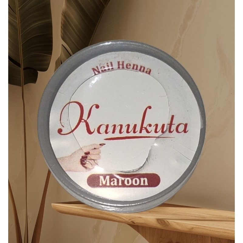 Henna kanukuta maroon