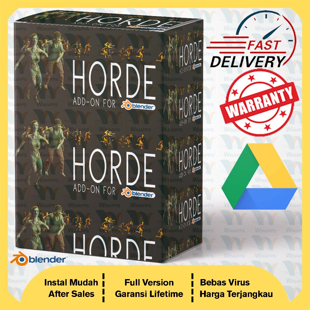 Horde Crowd System Tools V1 for Blender 3D