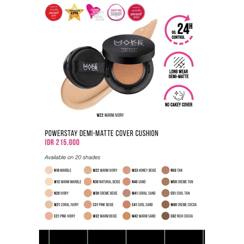 makeoverdemimattecovercushion