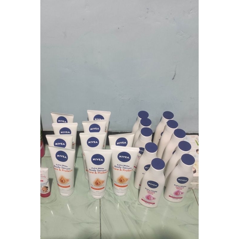 Nivea bodi serum dan Bodi lotion
