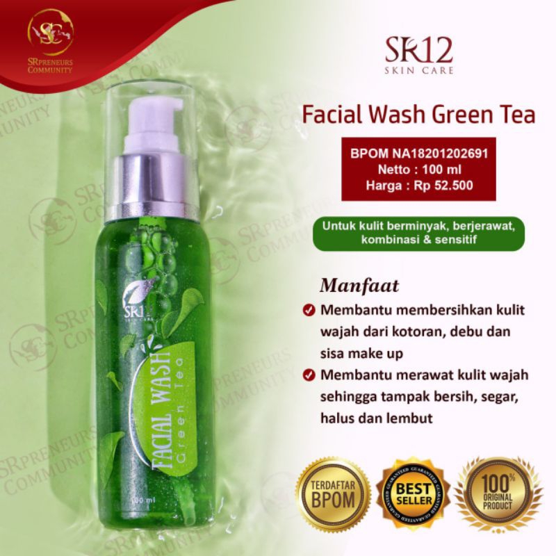 Facial Wash Green Tea SR12
