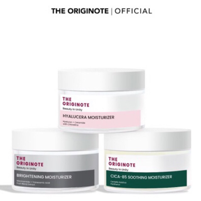 The Originote Moisturizer Series