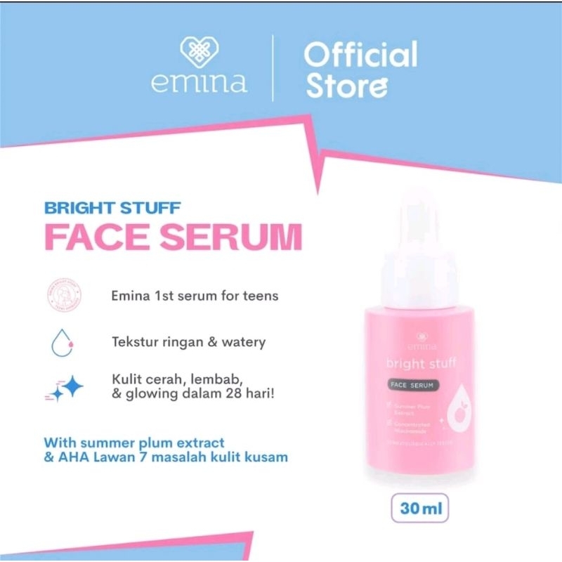 Emina Bright Stuff Face Serum