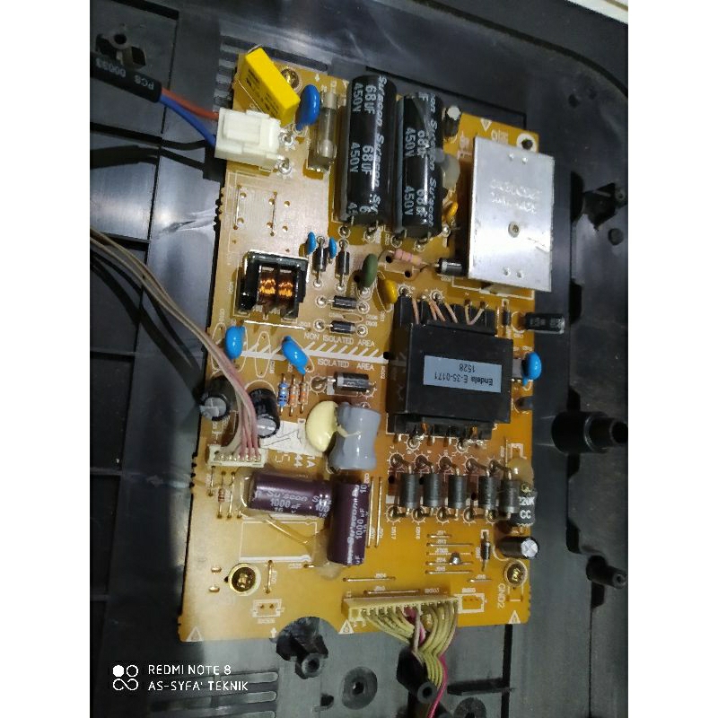 psu tv led polytron pld32t710