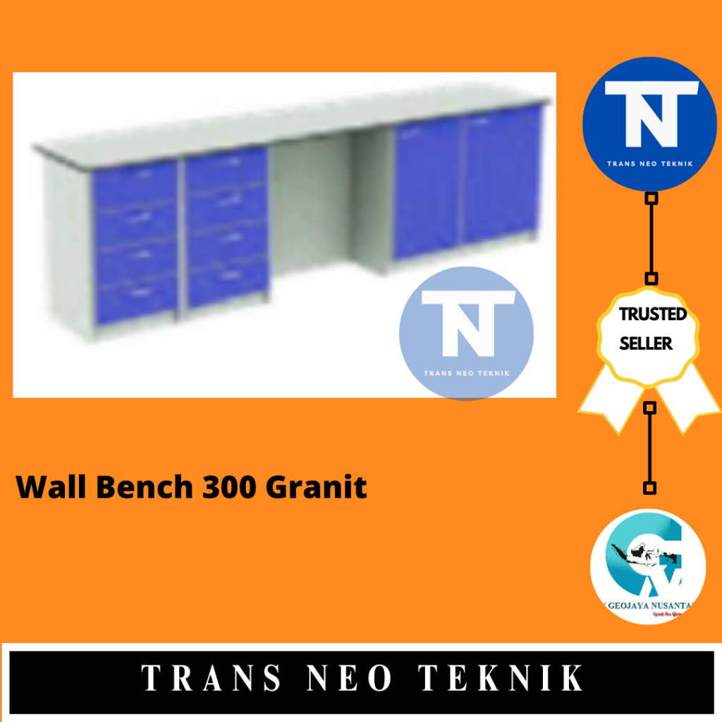 Meja Laboratorium Wall Bench 300 Granit