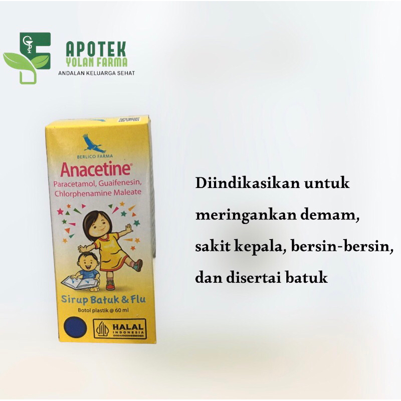 Anacetin sirup Batuk Flu