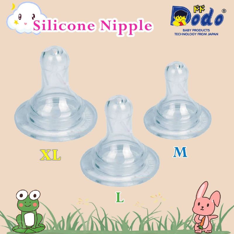 Nipple dot silicon refill empeng dot silikon cussons/Dodo