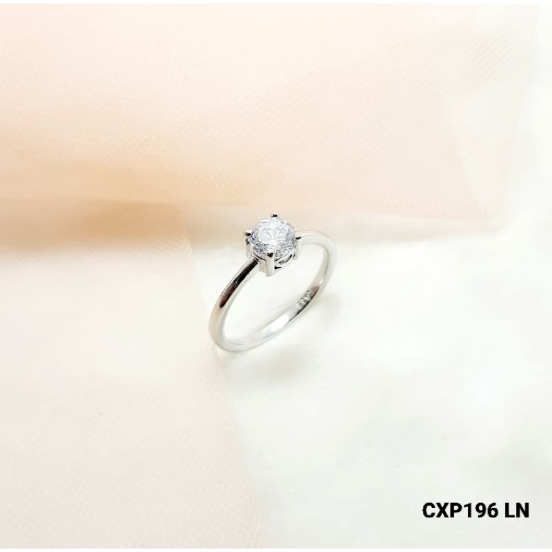 Cincin solitaire premium simple CXP196 LN
