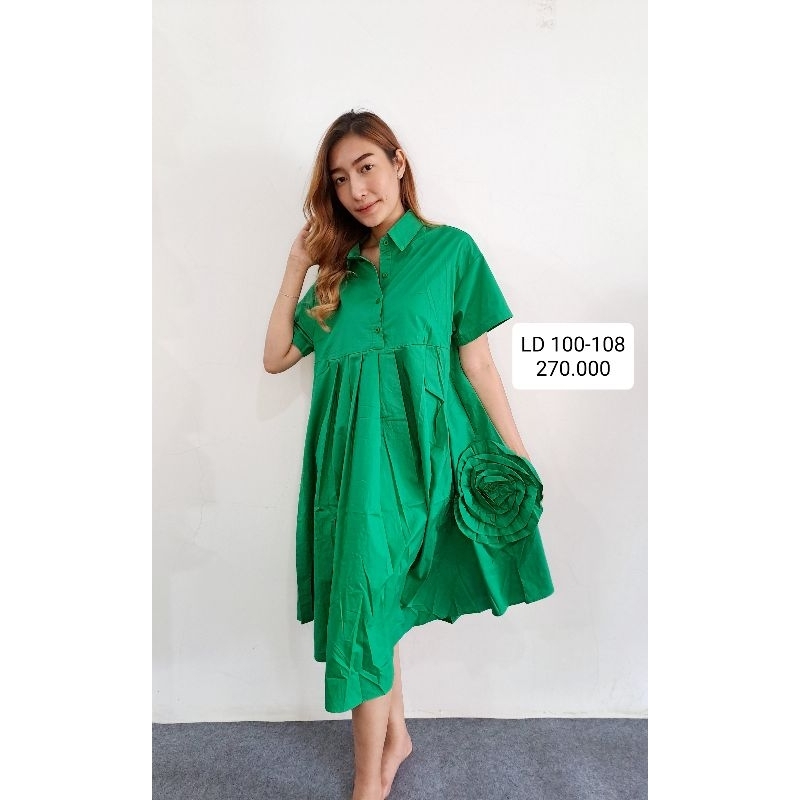 Dress Bunga Besar