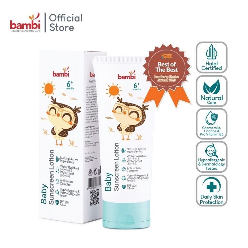 BAMBI BABY SUNSCREEN LOTION 100ML