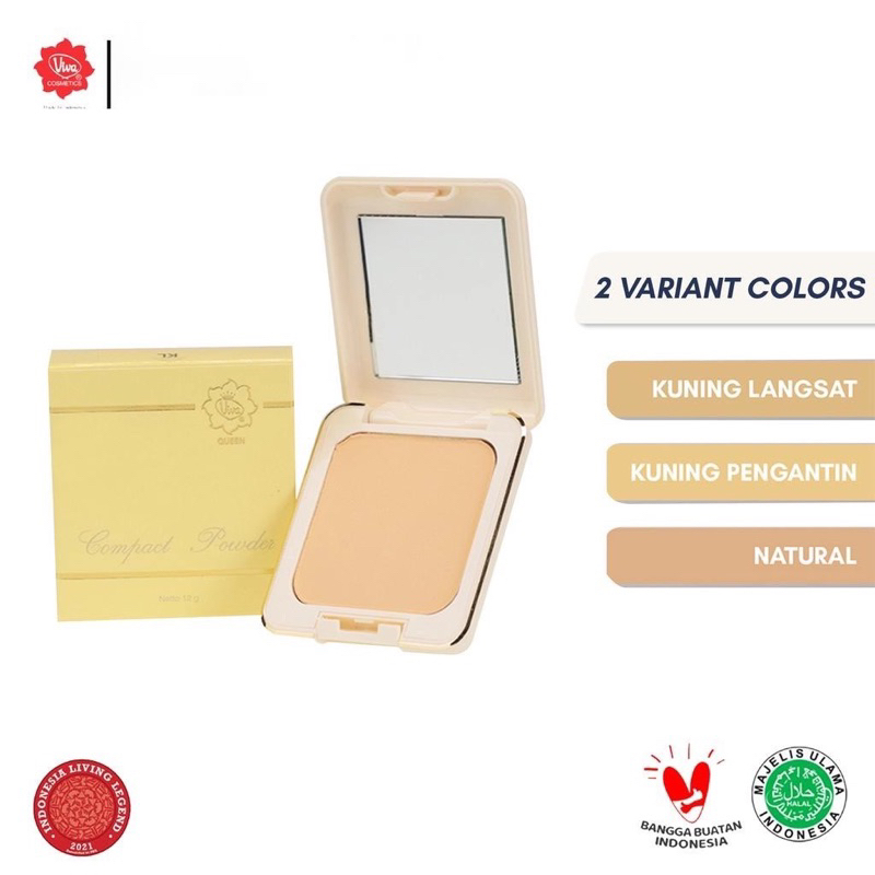 Viva Queen Compact Powder Dus Kuning